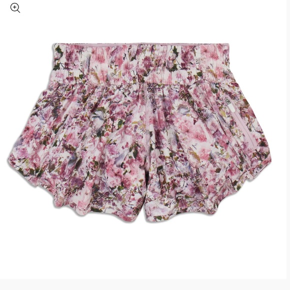 Lululemon Athletica Tracker Shorts in Blossom Spritz. Size 4. EUC. - Picture 4 of 11